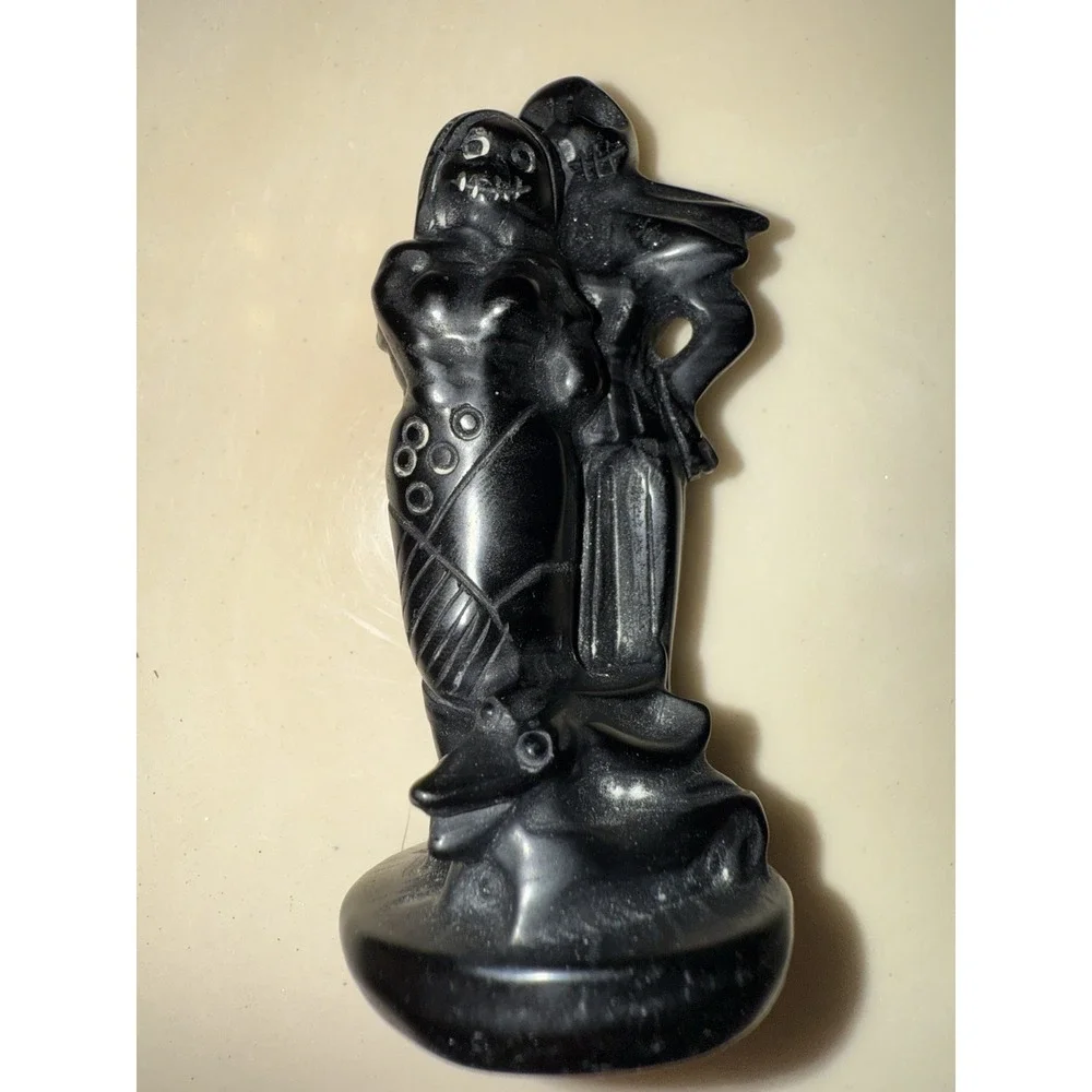 The Nightmare Before Christmas Black Obsidian Figurine Jack, Sally, and Zero
